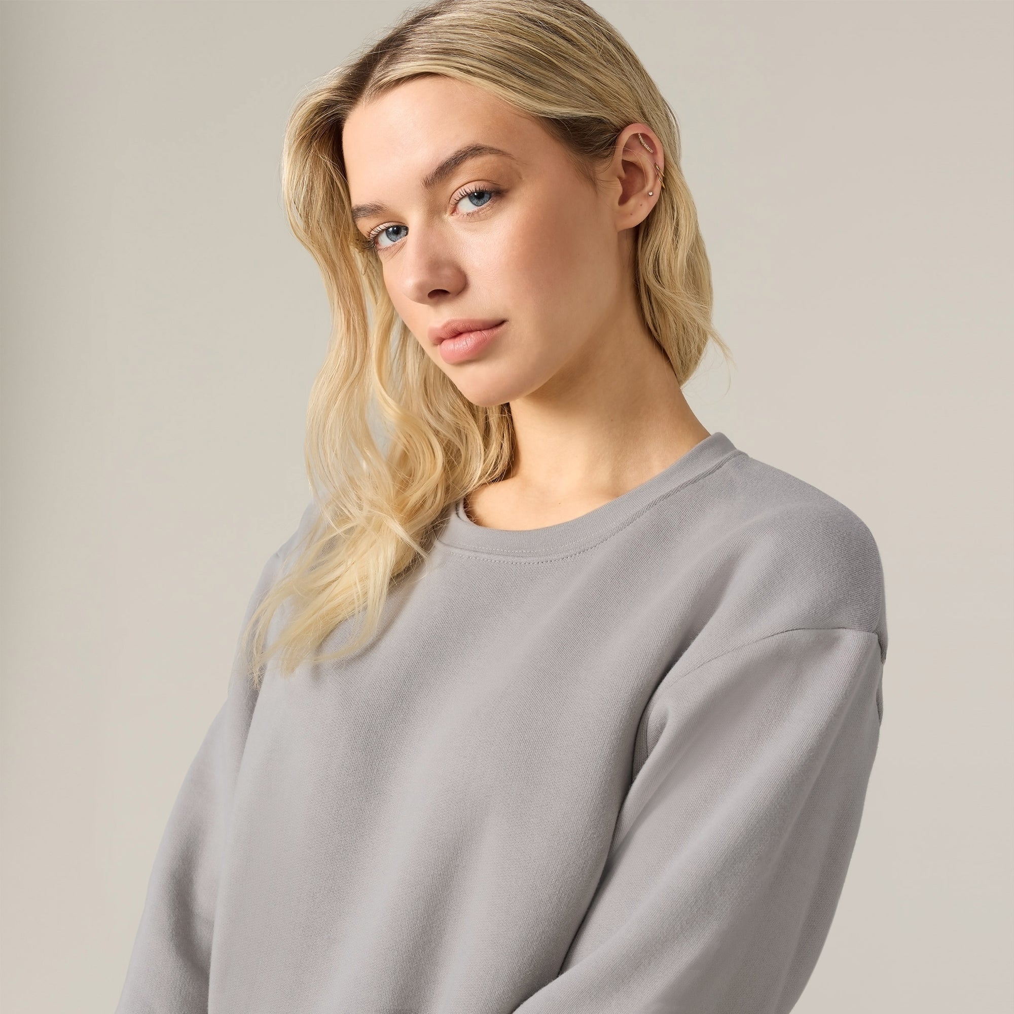Sweat-shirt à col rond